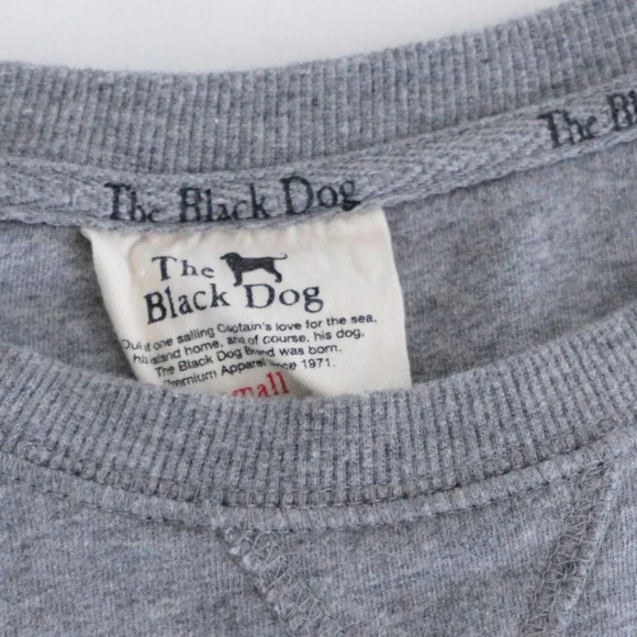 The Black Dog 100% Cotton Light Weight Crew Neck Sweater Size Small - Picture 9 of 9